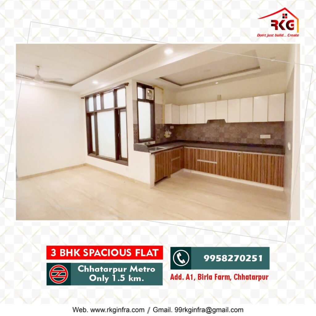 3 BHK Flat in Chattarpur with bank loan Image