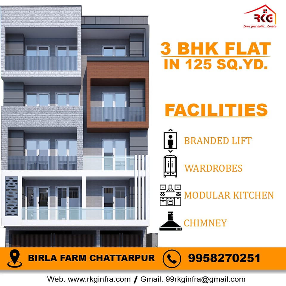 3 BHK Loanable Flat In South Delhi