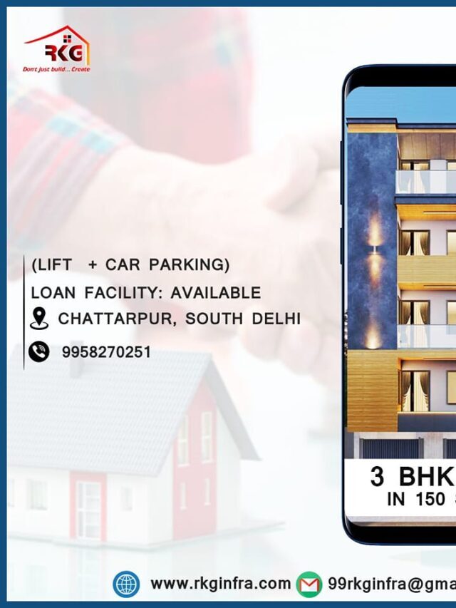 3 BHK with loan south delhi
