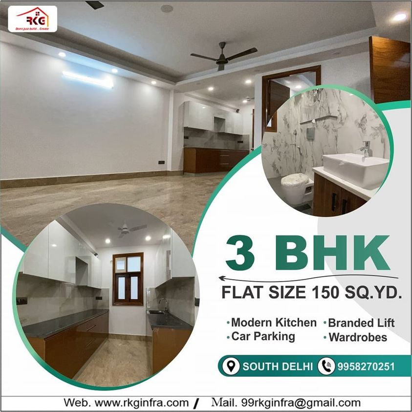 Premium 2 BHK 3 BHK & 4 BHK Flats In Chattarpur